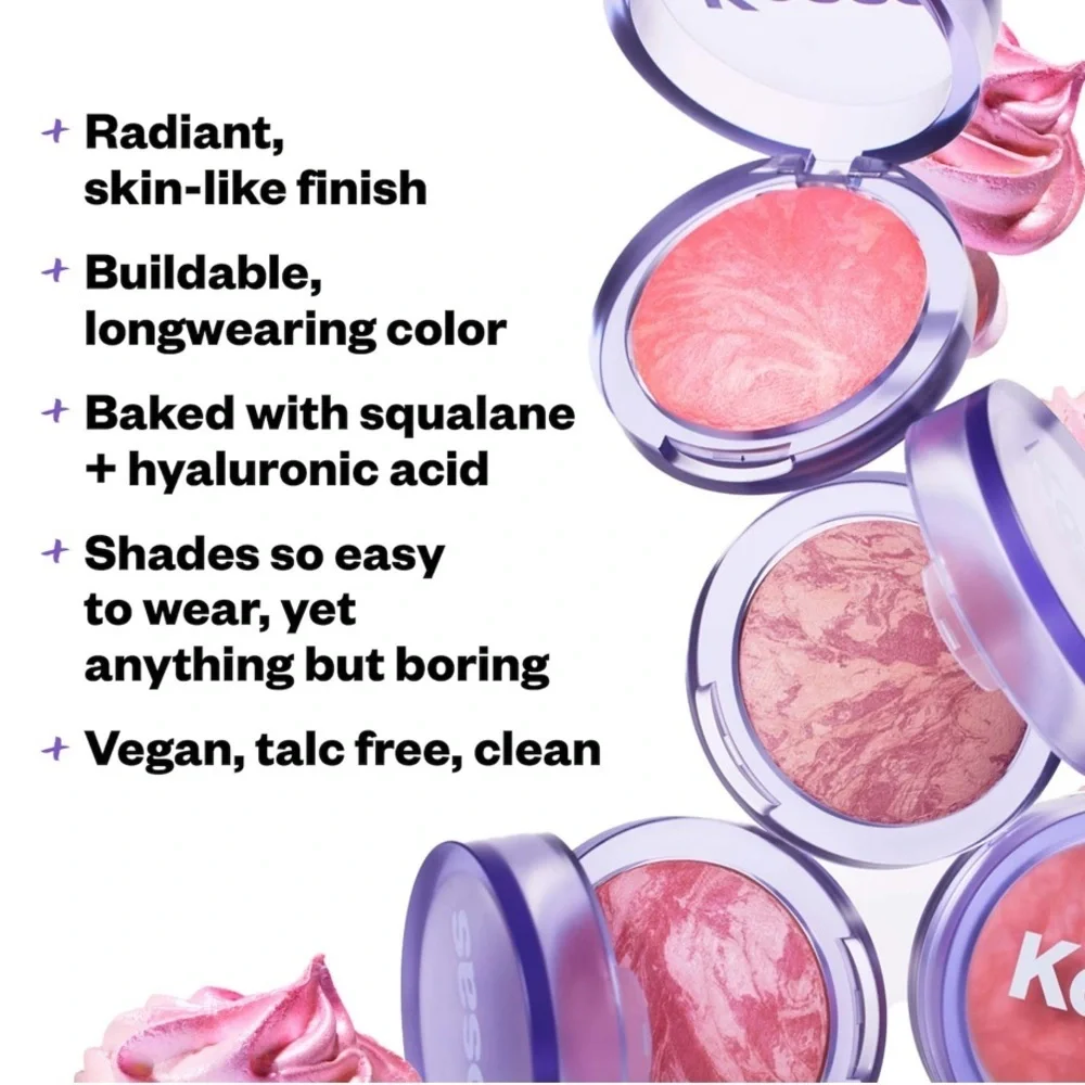 🌸 KOSAS Blush is Life Baked Dimensional + Brightening Blush